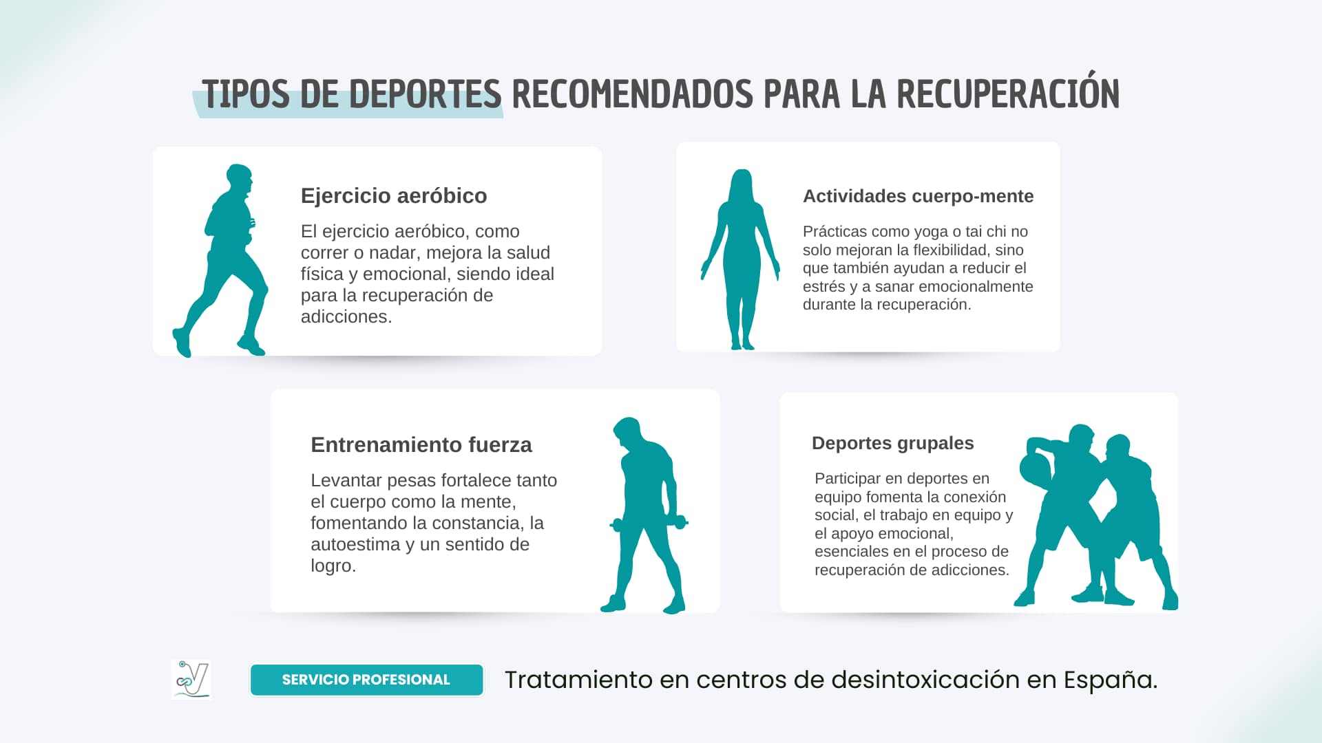 Tipos de deportes y cómo ayudan en los procesos de rehabilitación de la drogadicción