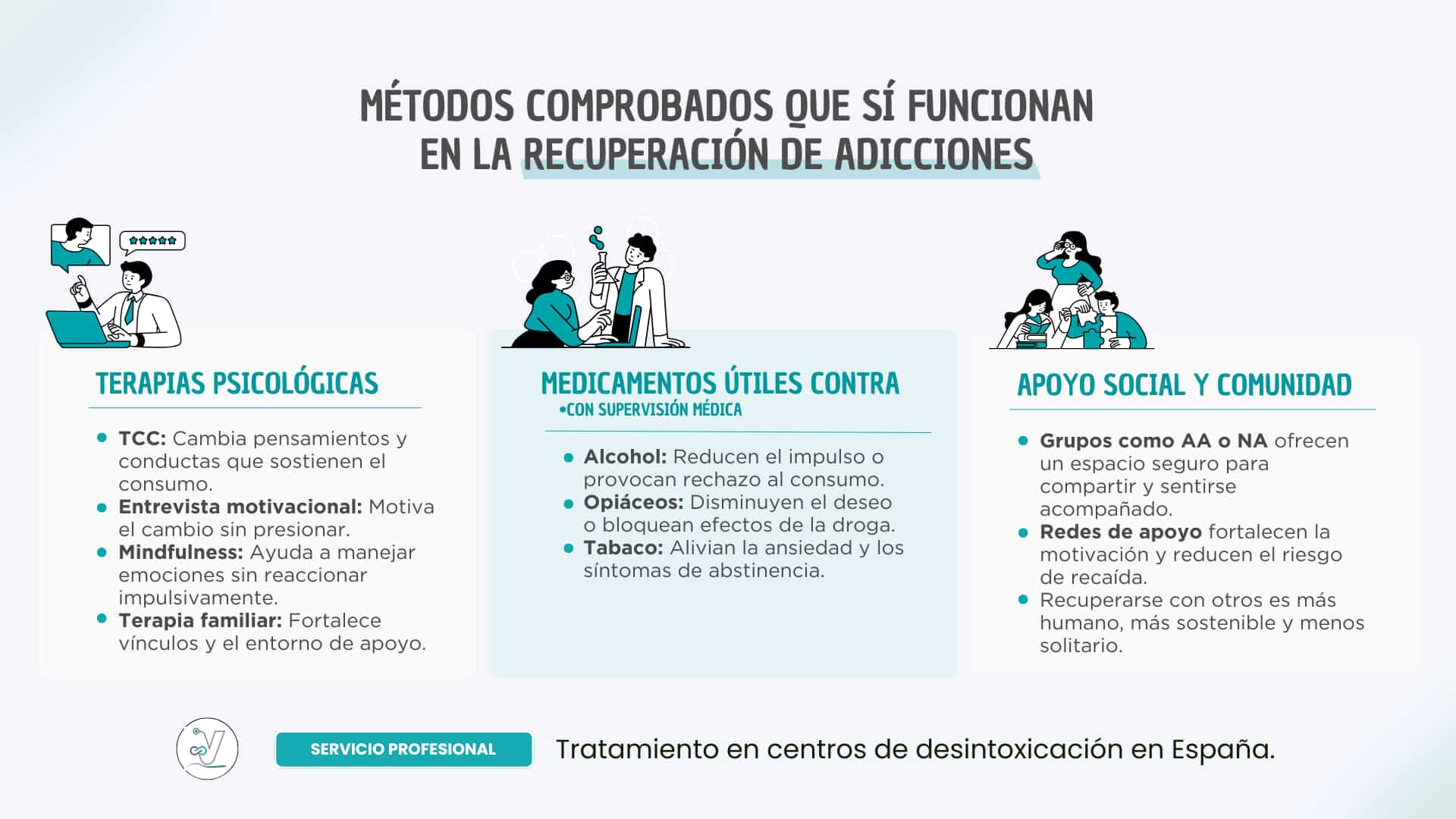 Métodos comprobados que sí funcionan en la recuperación de una adicción
