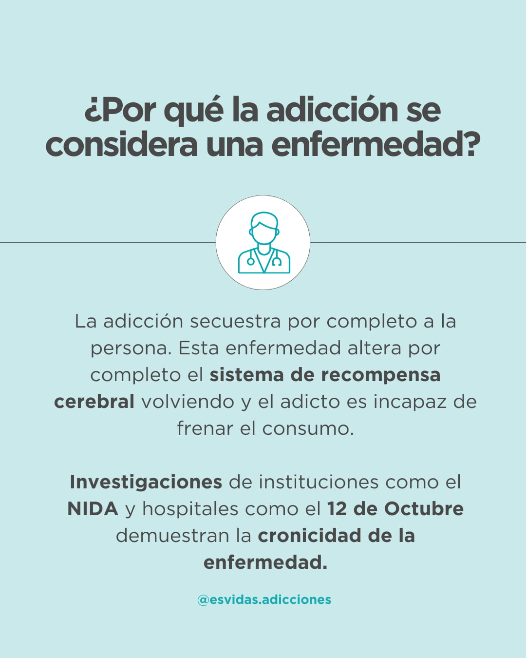 ¿Qué es la adicción y por qué está considerada como enfermedad? | Esvidas ¿Qué es la adicción y por qué está considerada como enfermedad?
