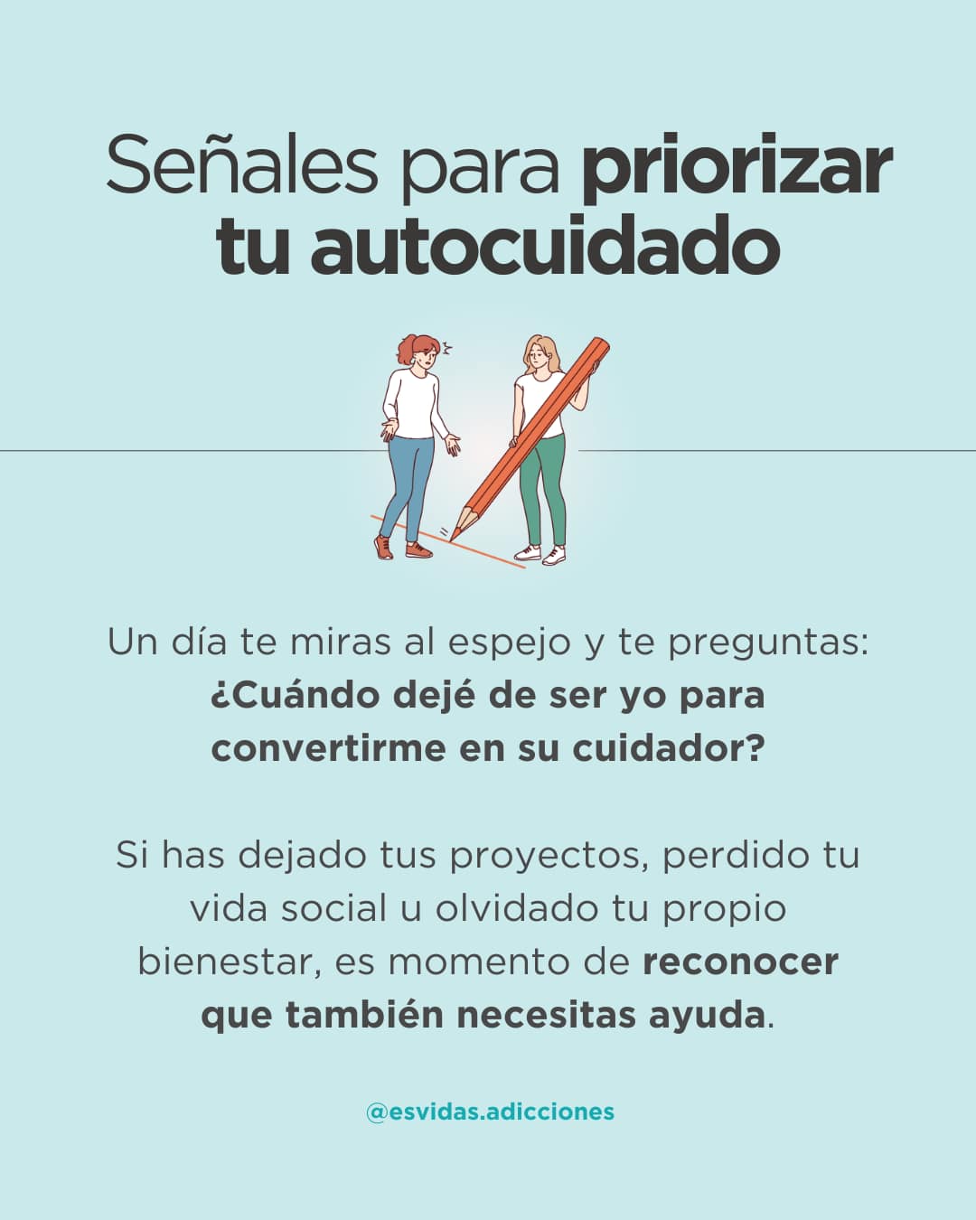 Cuidado psicológico familia persona adicta | Esvidas Cuidado psicológico familia persona adicta