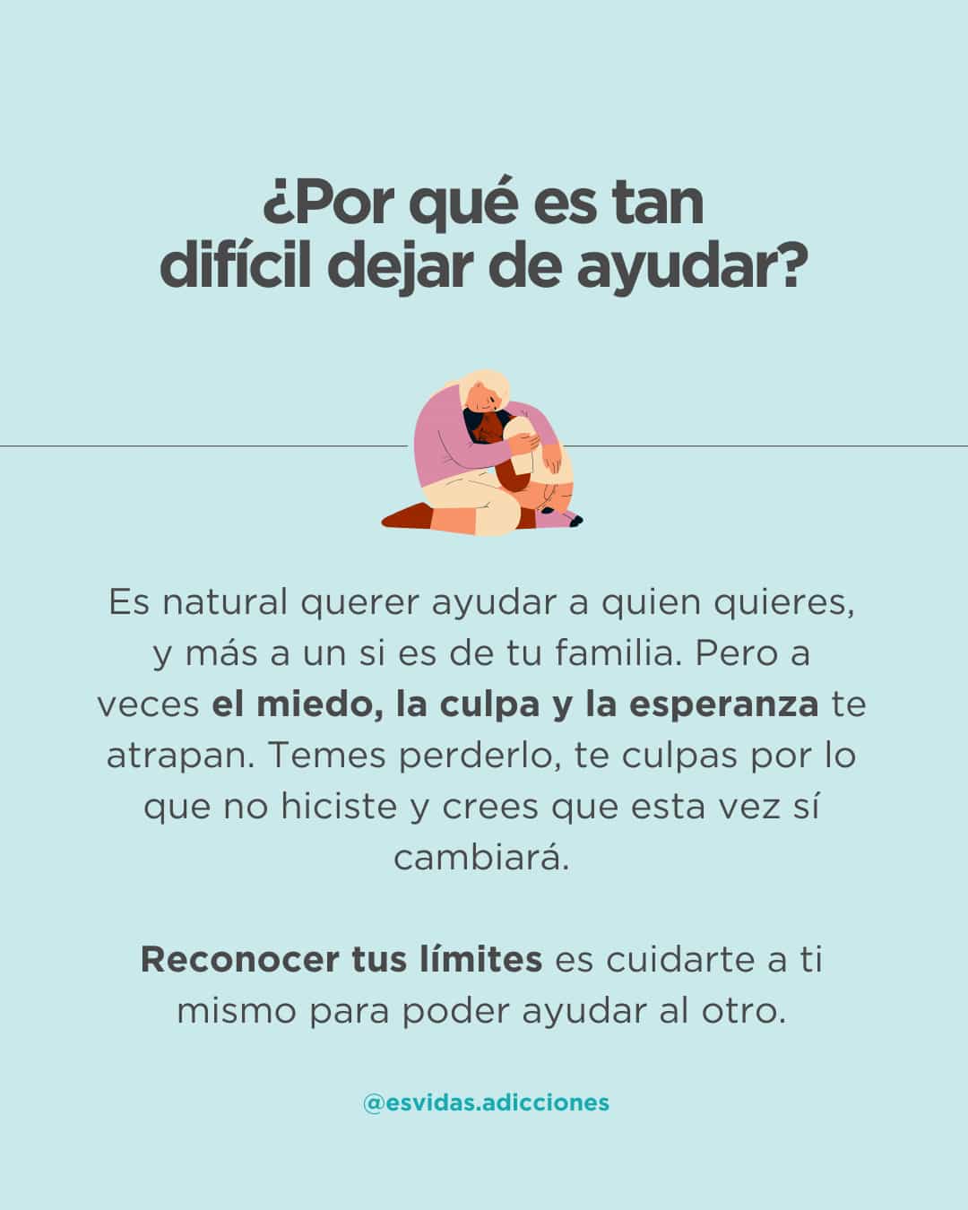 Autocuidado y límites al acompañar a un adicto | Esvidas Autocuidado y límites al acompañar a un adicto
