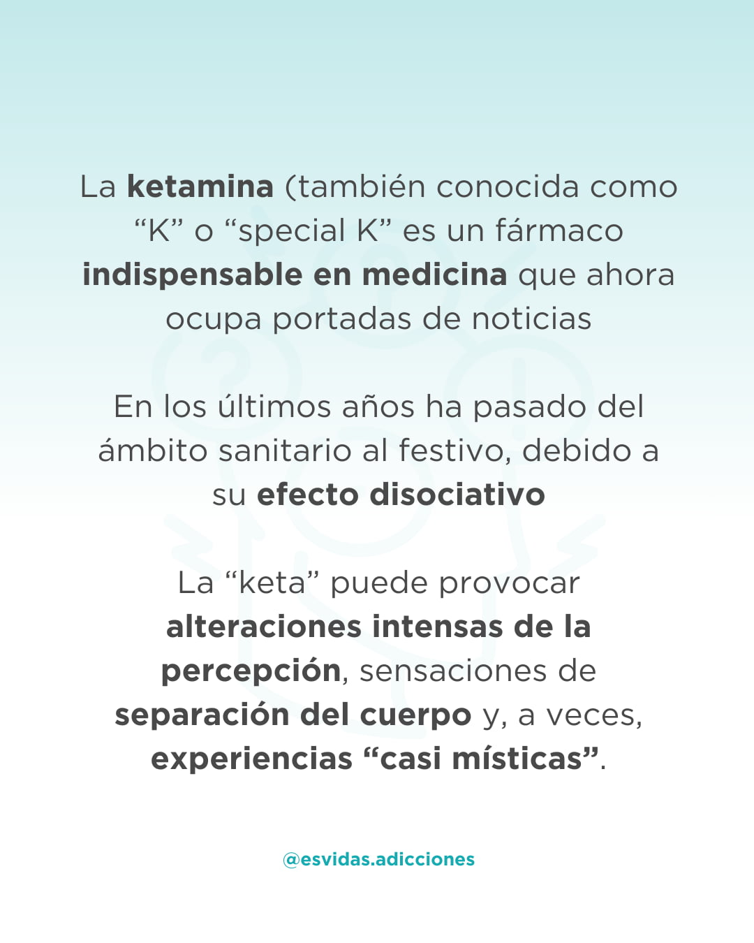 Todo sobre el uso de ketamina como droga recreativa | Esvidas Todo sobre el uso de ketamina como droga recreativa