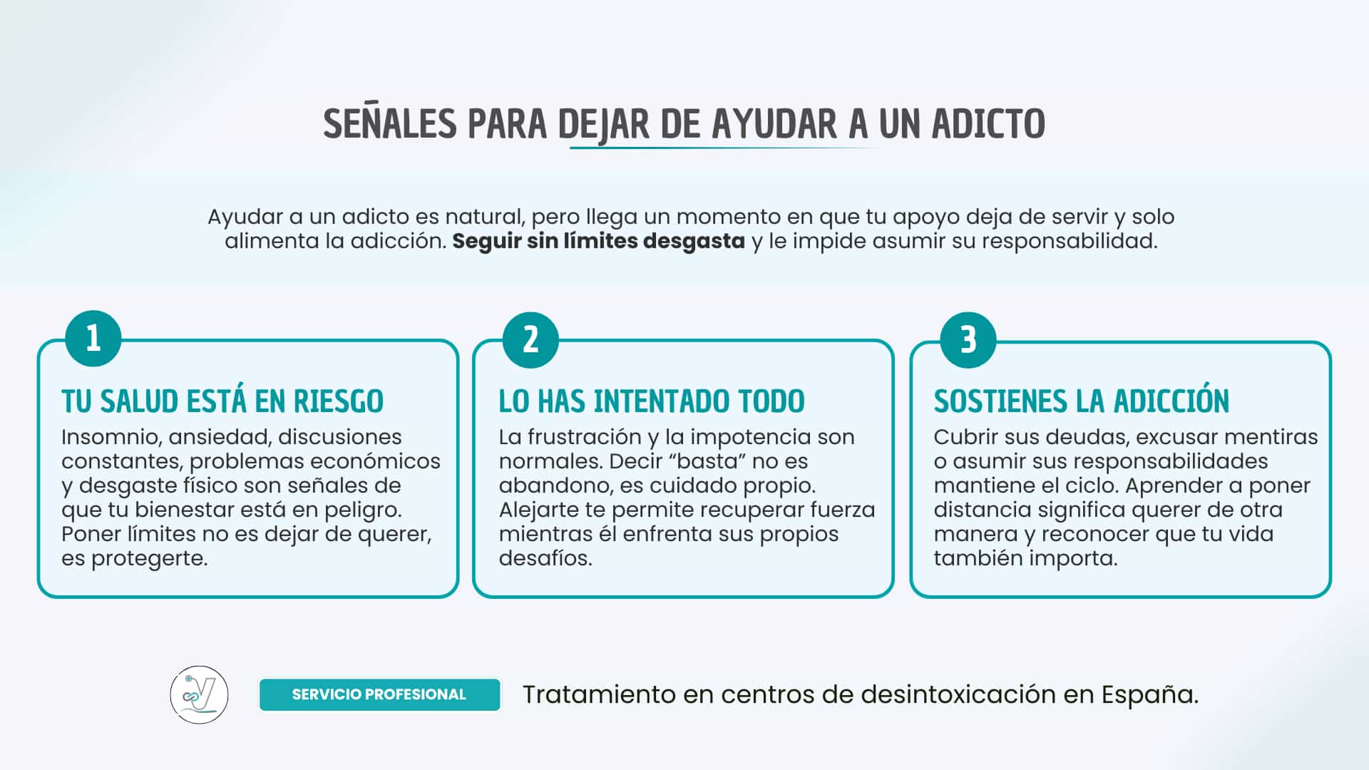 Todo sobre cuándo dejar de ayudar a un adicto: Señales y límites Todo sobre cuándo dejar de ayudar a un adicto: Señales y límites