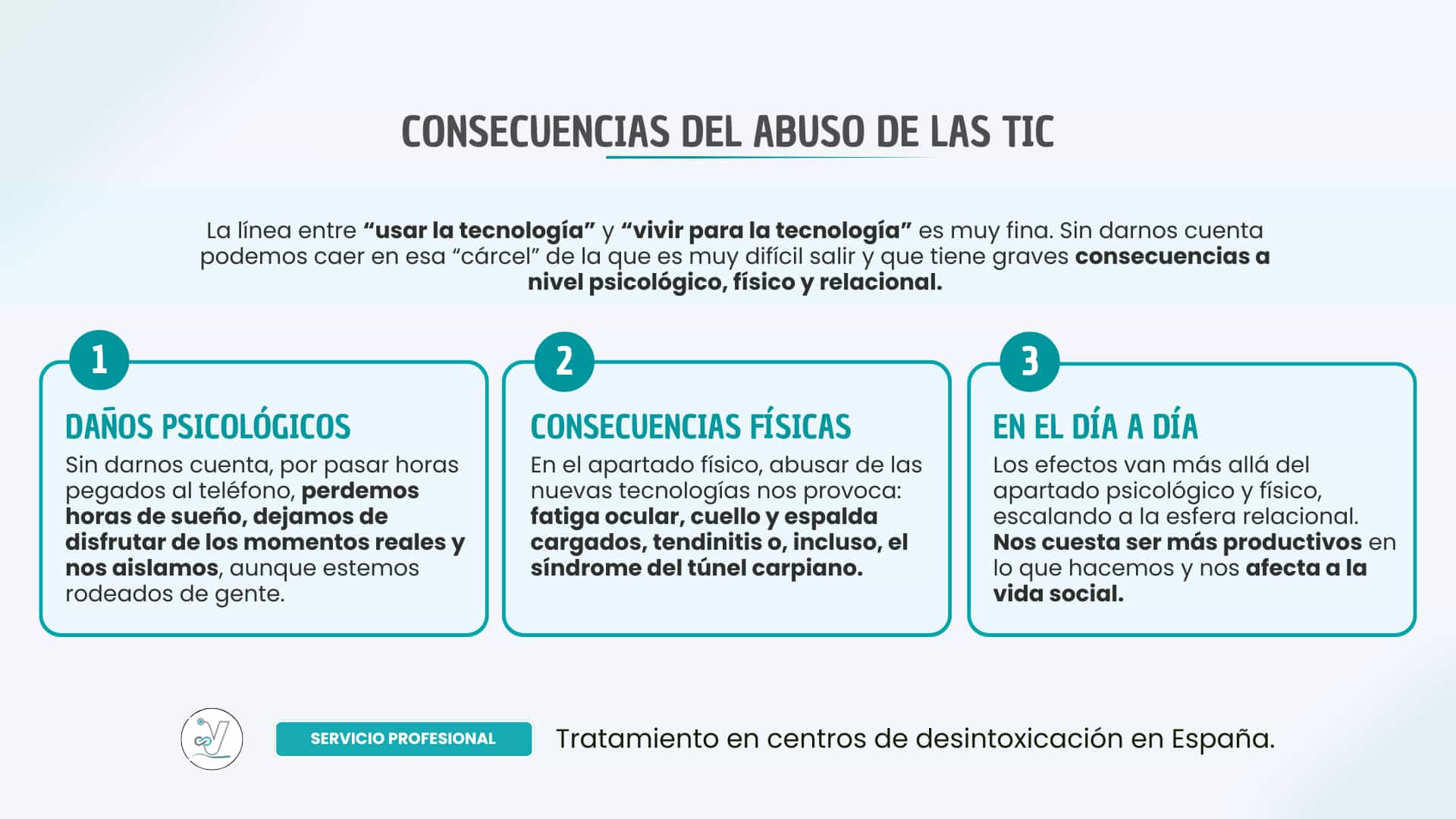 Consecuencias del abuso de las TIC Consecuencias del abuso de las TIC