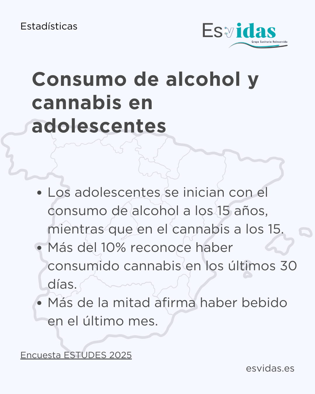 El consumo de cannabis y alcohol en adolescentes