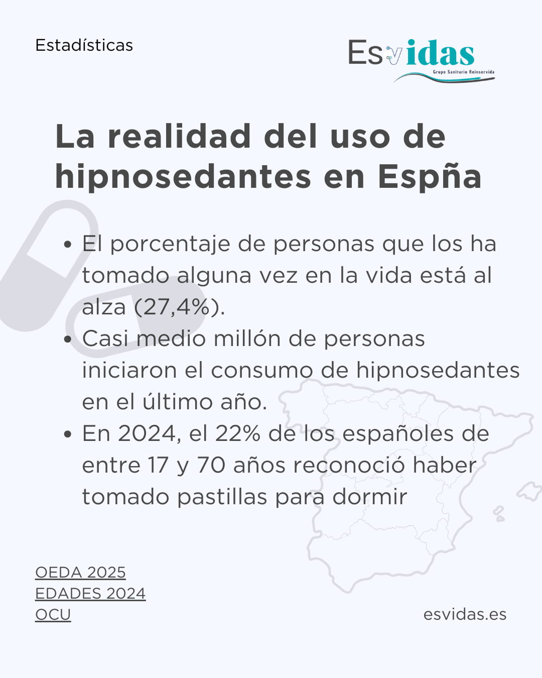 Consumo de hipnosedantes en España Consumo de hipnosedantes en España