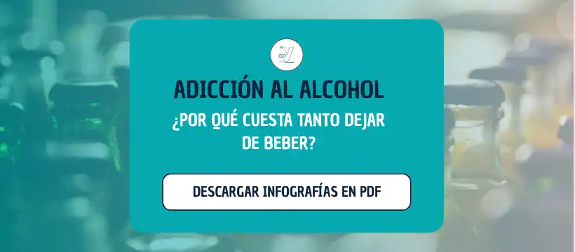 Descargar infografía adicción al alcohol
