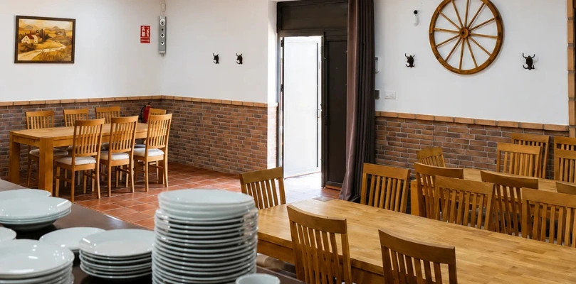 Comedor común para residentes en las instalaciones de Esvidas Córdoba | Esvidas Comedor común para residentes en las instalaciones de Esvidas Córdoba