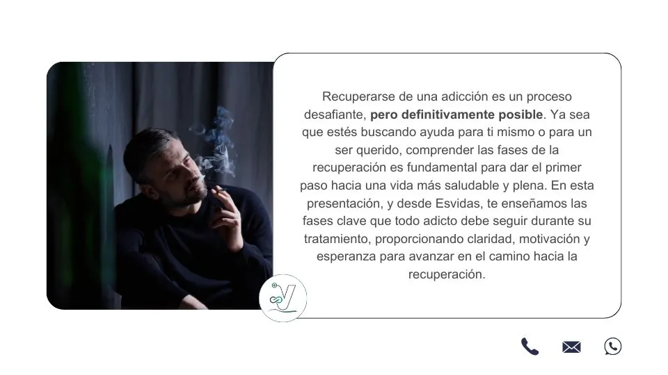 Superar una adicción: Las fases del tratamiento y recuperación