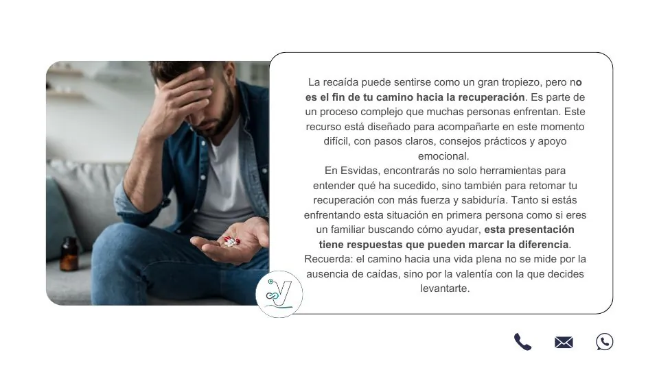 La guía definitiva para saber como actuar después de recaer en las drogas