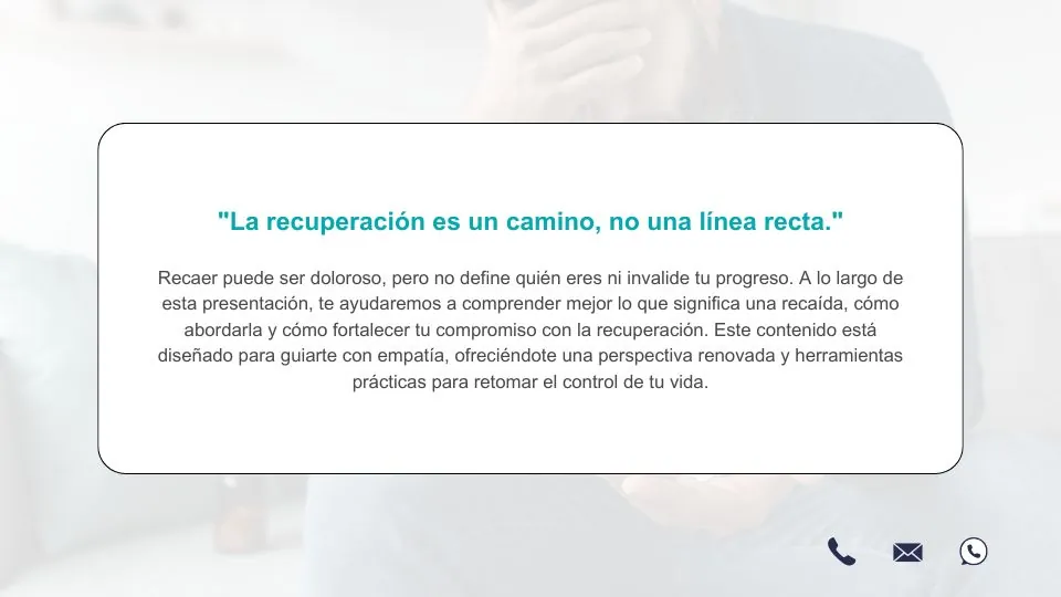 La guía definitiva para saber como actuar después de recaer en las drogas
