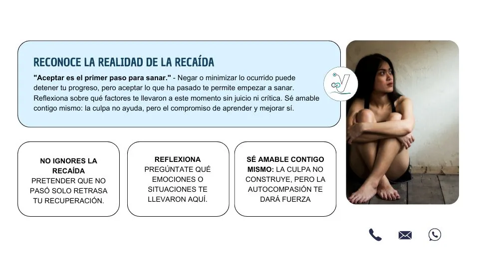 La guía definitiva para saber como actuar después de recaer en las drogas