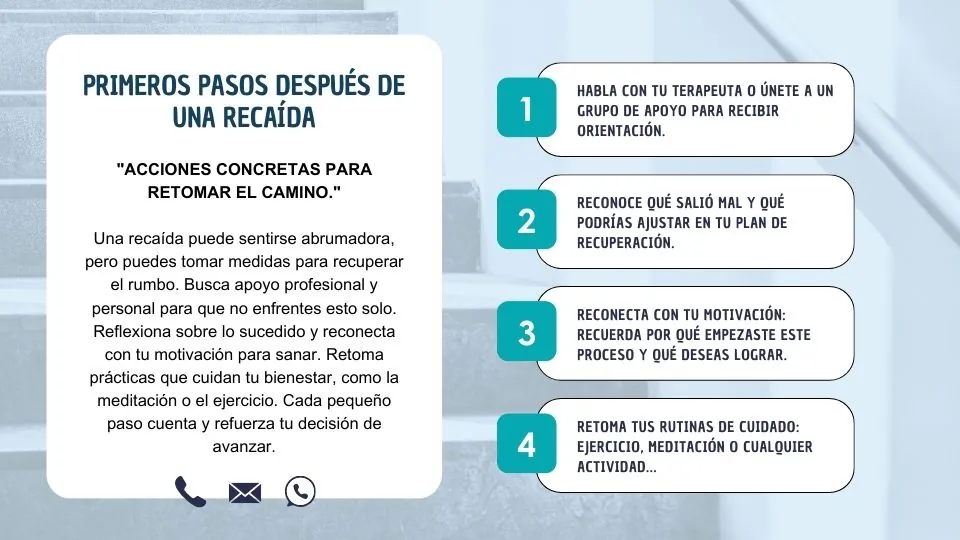 La guía definitiva para saber como actuar después de recaer en las drogas