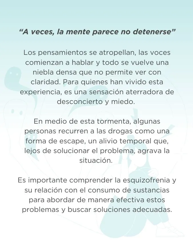 Esquizofrenia y adicciones ¿Hay una relación directa?