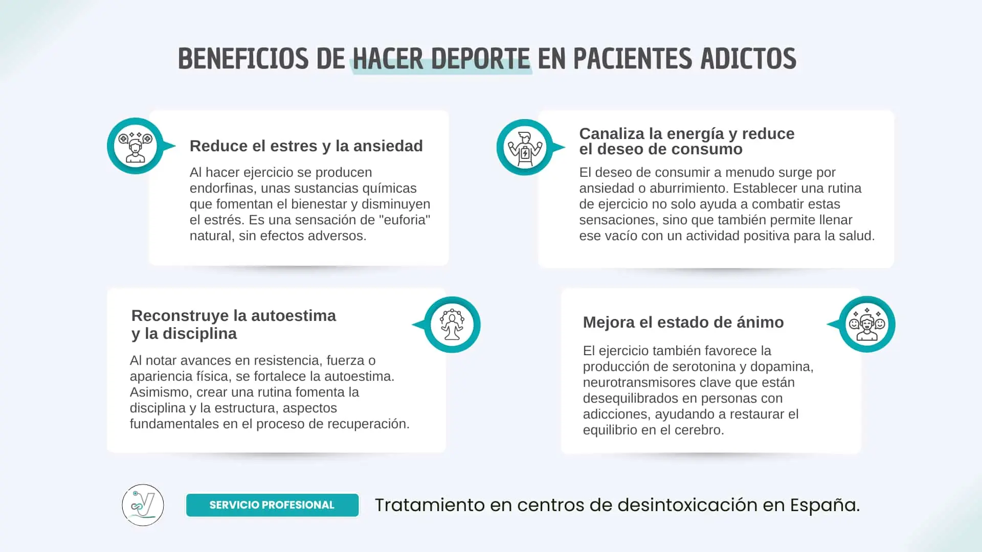 Los beneficios de la actividad física en el proceso de rehabilitación