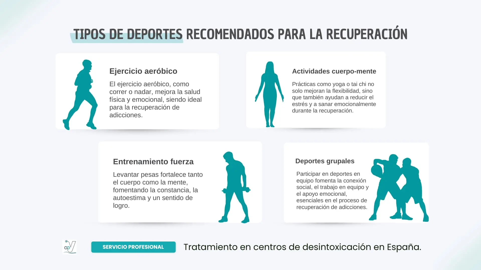 Tipos de deportes y cómo ayudan en los procesos de rehabilitación de la drogadicción