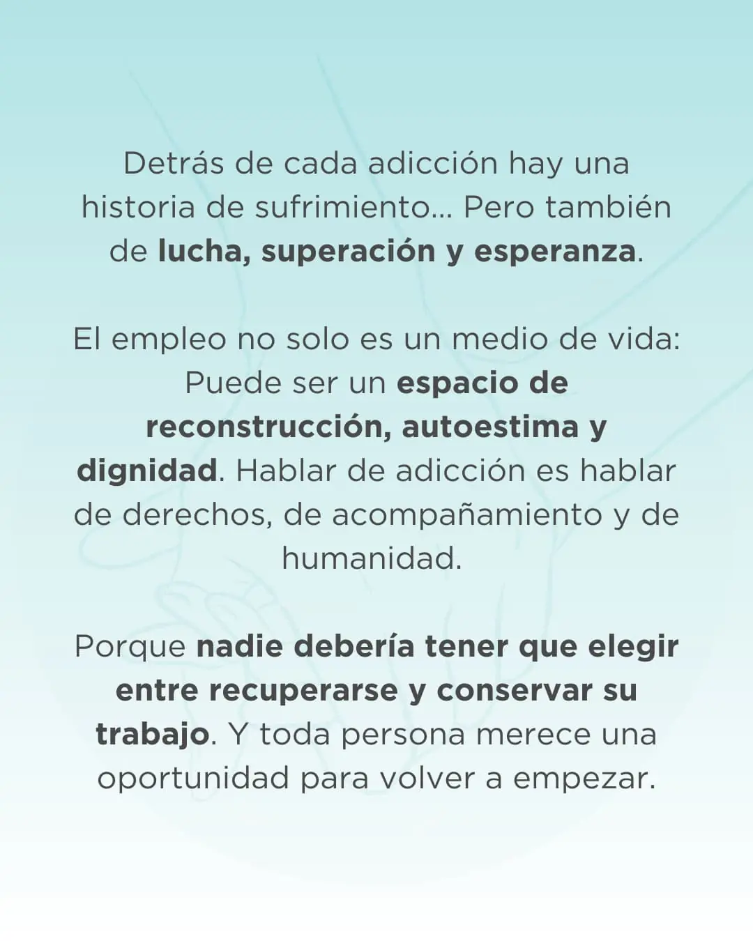 Adicción y trabajo: Derechos, apoyo y recuperación laboral