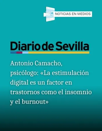 Esvidas en medios - Antonio Camacho, psicólogo