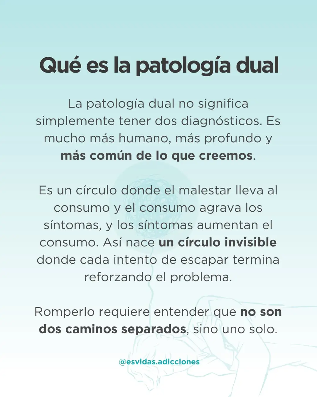 Trastornos más comunes ligados a la patología dual | Esvidas Patología Dual: Qué es, tipos de trastornos y cómo tratarlos